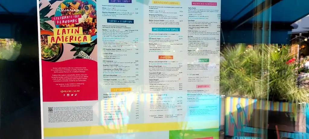 Menu_Las Iguanas - Center Parcs Sherwood_Bilsthorpe_image_2