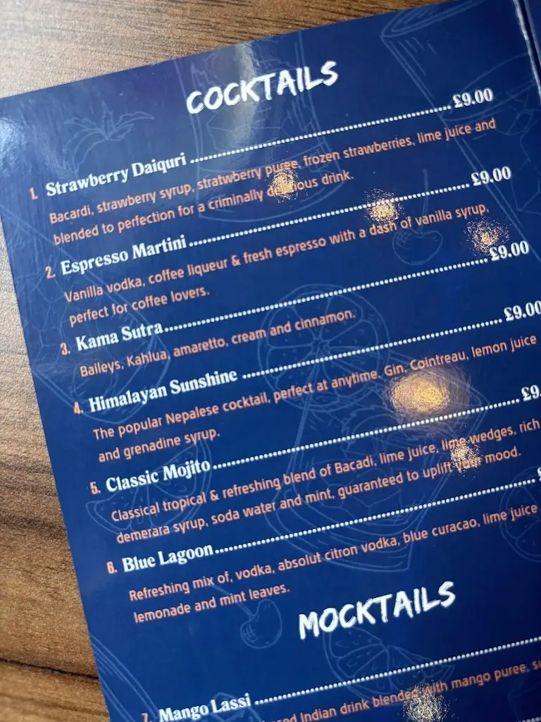 Menu_1953 Bar and Restaurant_Galashiels_image_2