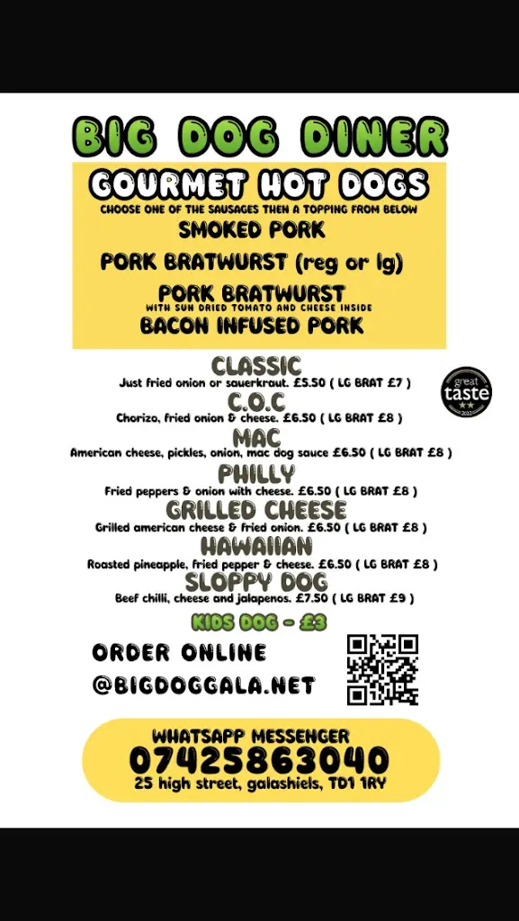 Menu_BIG DOG DINER_Galashiels_image_2