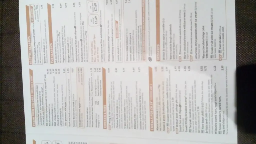 Menu_Hunters Hall - JD Wetherspoon_Galashiels_image_4