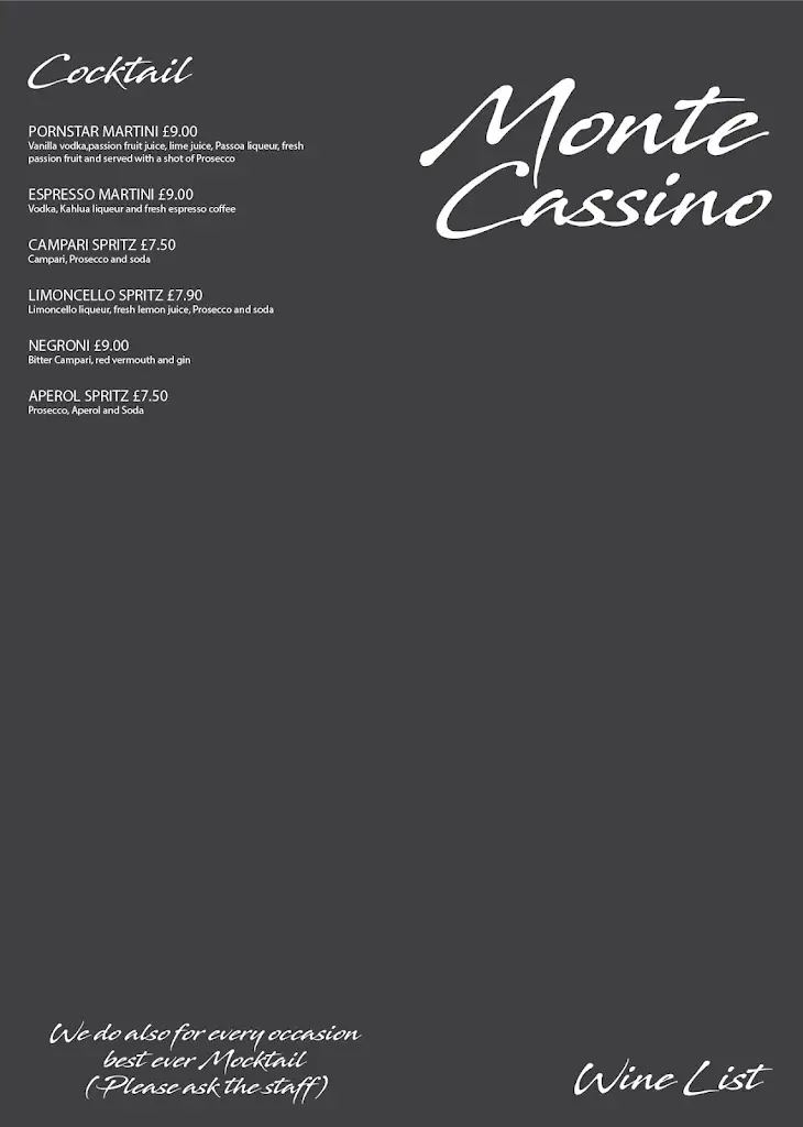 Menu_Monte Cassino Melrose Restaurant_Galashiels_image_4