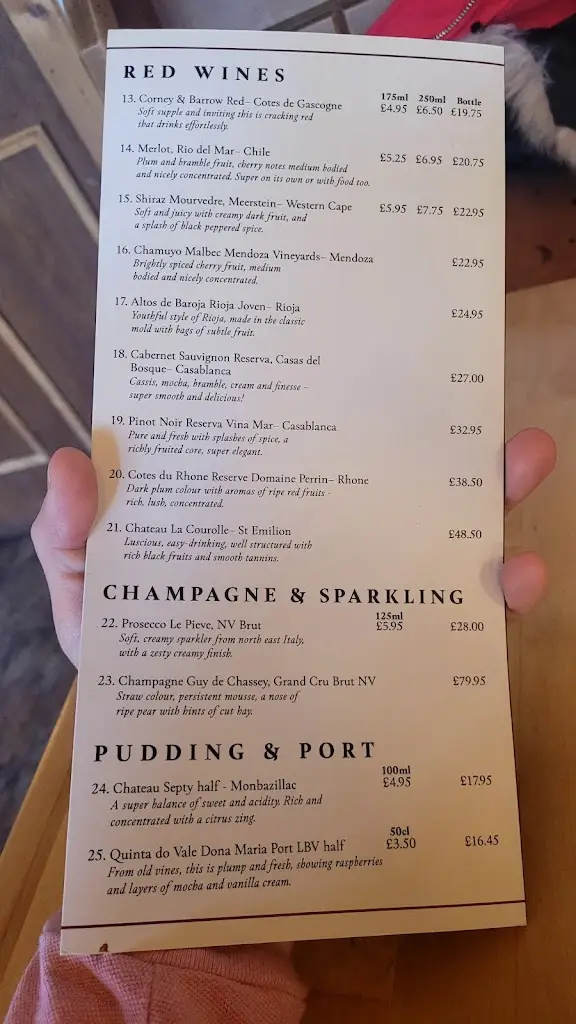 Menu_Marmions Brasserie_Galashiels_image_1