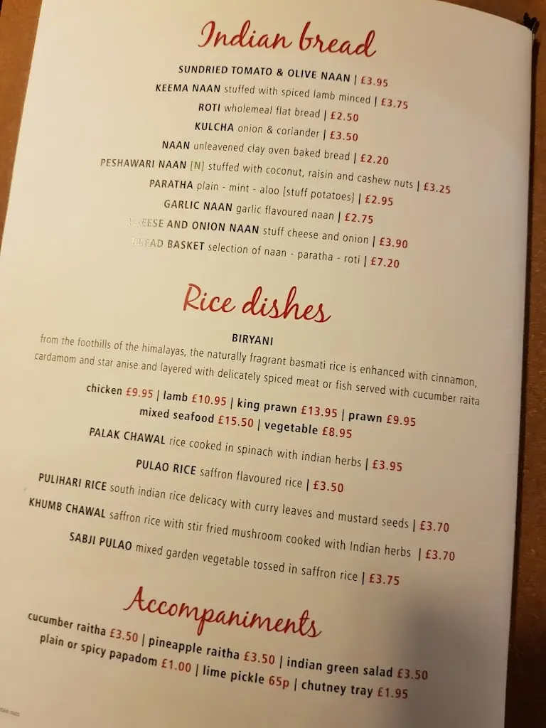 Menu_Thyme & Chillies Birdham_Birdham_image_1