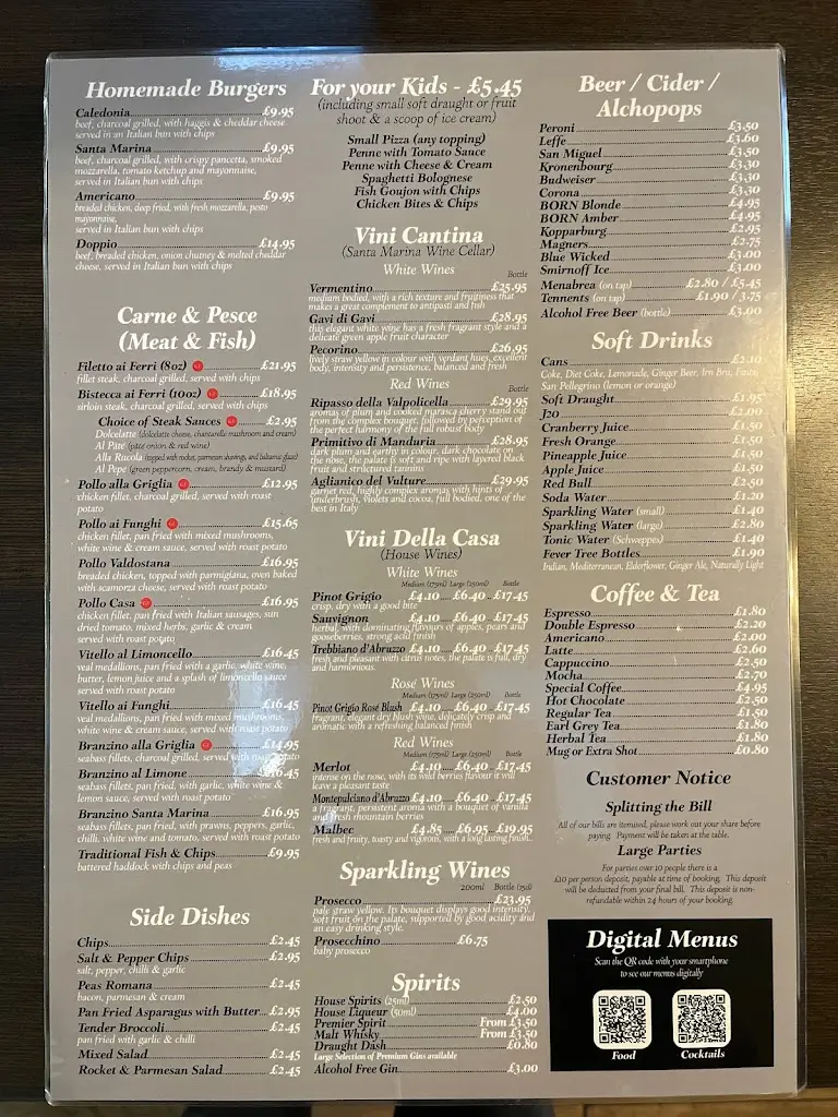 Menu_Santa Marina Restaurant & Bar_Hawick_image_2