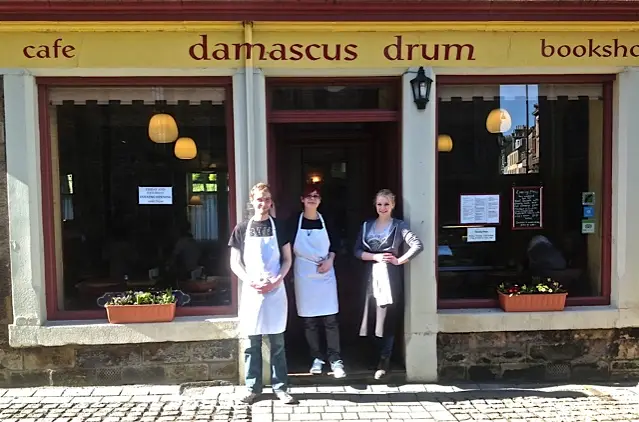 Damascus Drum restaurant in Hawick