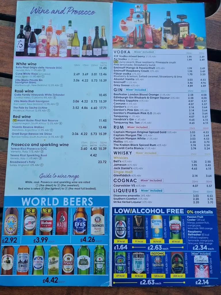 Menu_The Bourtree - JD Wetherspoon_Hawick_image_3