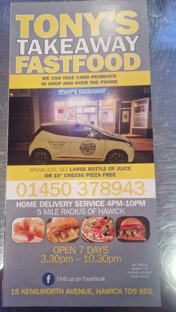 Menu_Tony's Takeaway Hawick_Hawick_image_1
