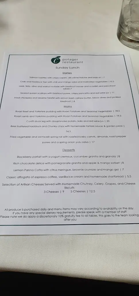 Menu_Potager Restaurant_Birdham_image_1