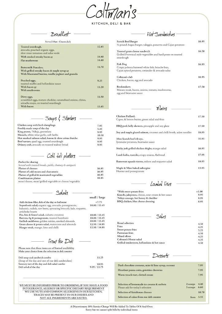 Menu_Coltman's Kitchen, Deli & Bar_Innerleithen_image_1
