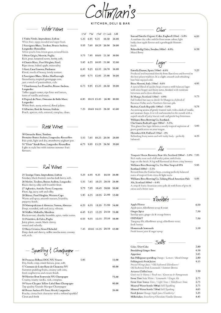 Menu_Coltman's Kitchen, Deli & Bar_Innerleithen_image_2