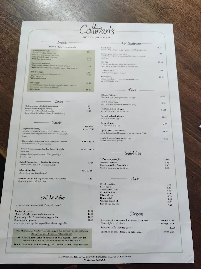 Menu_Coltman's Kitchen, Deli & Bar_Innerleithen_image_4