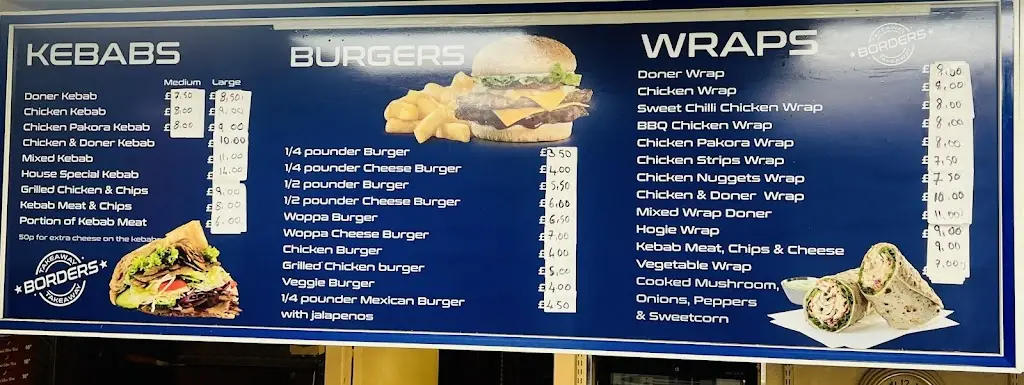 Menu_Borders Takeaway_Innerleithen_image_1