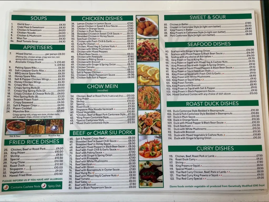 Menu_The Happy Days_Innerleithen_image_1