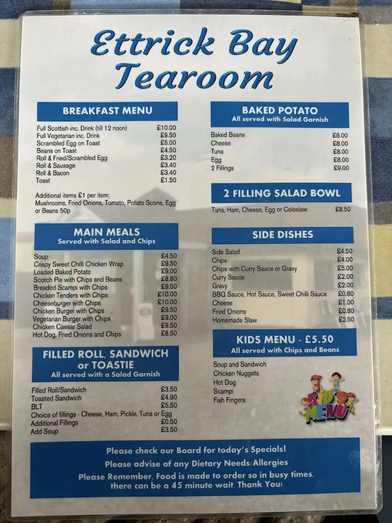 Menu_Ettrick Bay Cafe_Isle of Bute_imagen_3