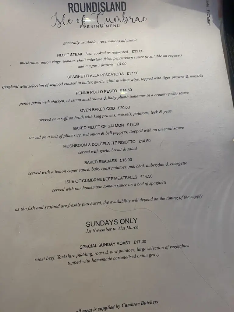 Menu_Round Island Cafe Bar_Isle of Cumbrae_image_4