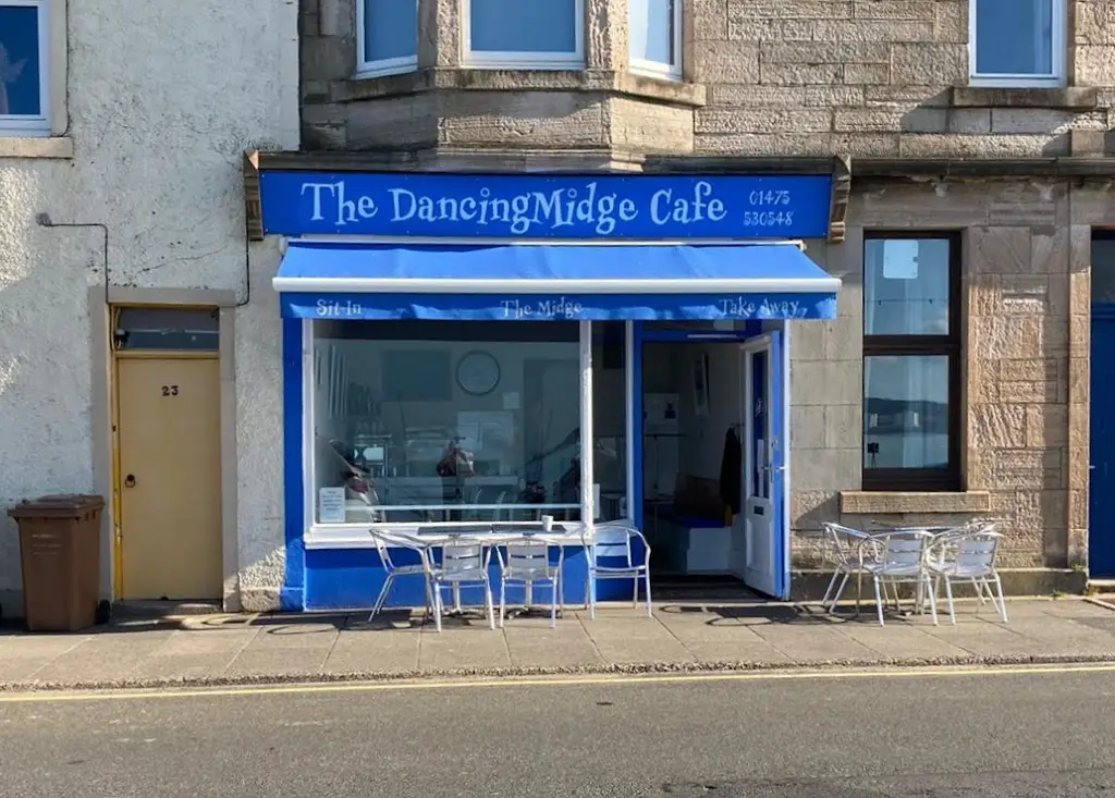 The Dancing Midge Cafe restaurant in Isle of Cumbrae