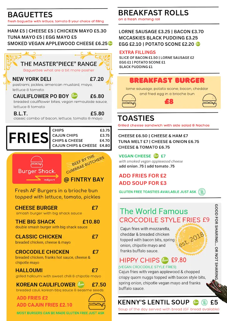 Menu_Fintry Bay Patio & Cafe_Isle of Cumbrae_imagen_1