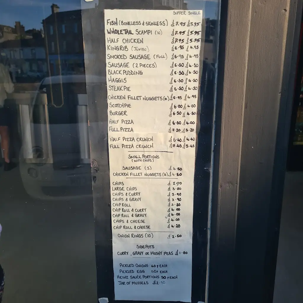 Menu_Deep Sea Fish and Chip Shop_Isle of Cumbrae_immagine_1