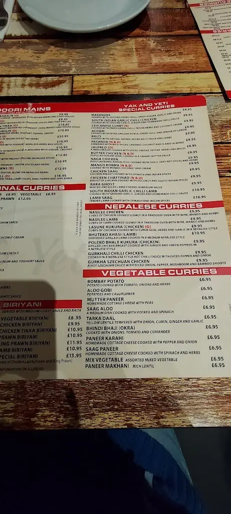 Menu_Yak and Yeti_Kennoway_image_3