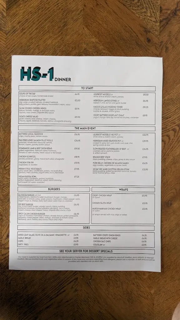 Menu_HS-1 Cafe Bar_Isle of Lewis_image_4