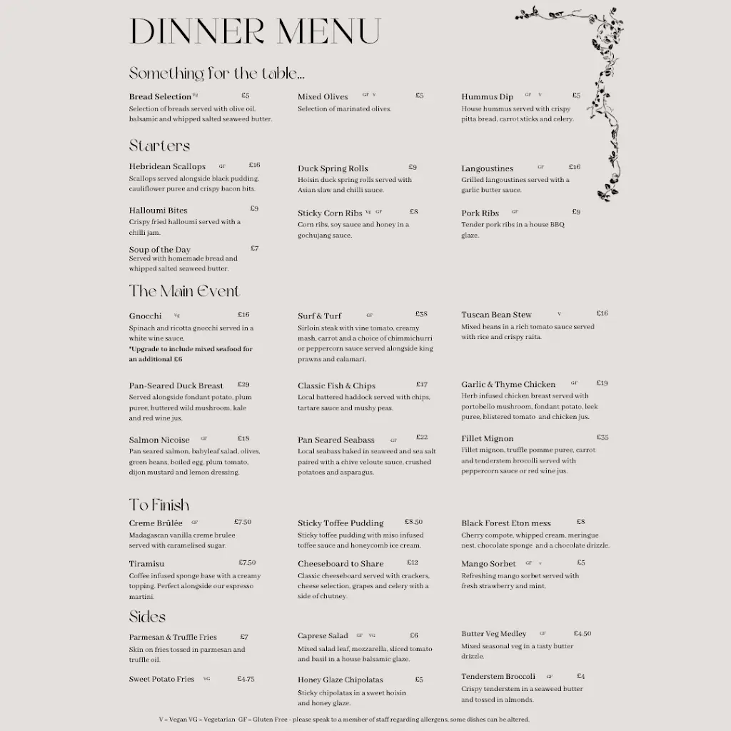 Menu_Blake’s Bar & Kitchen_Isle of Lewis_image_2