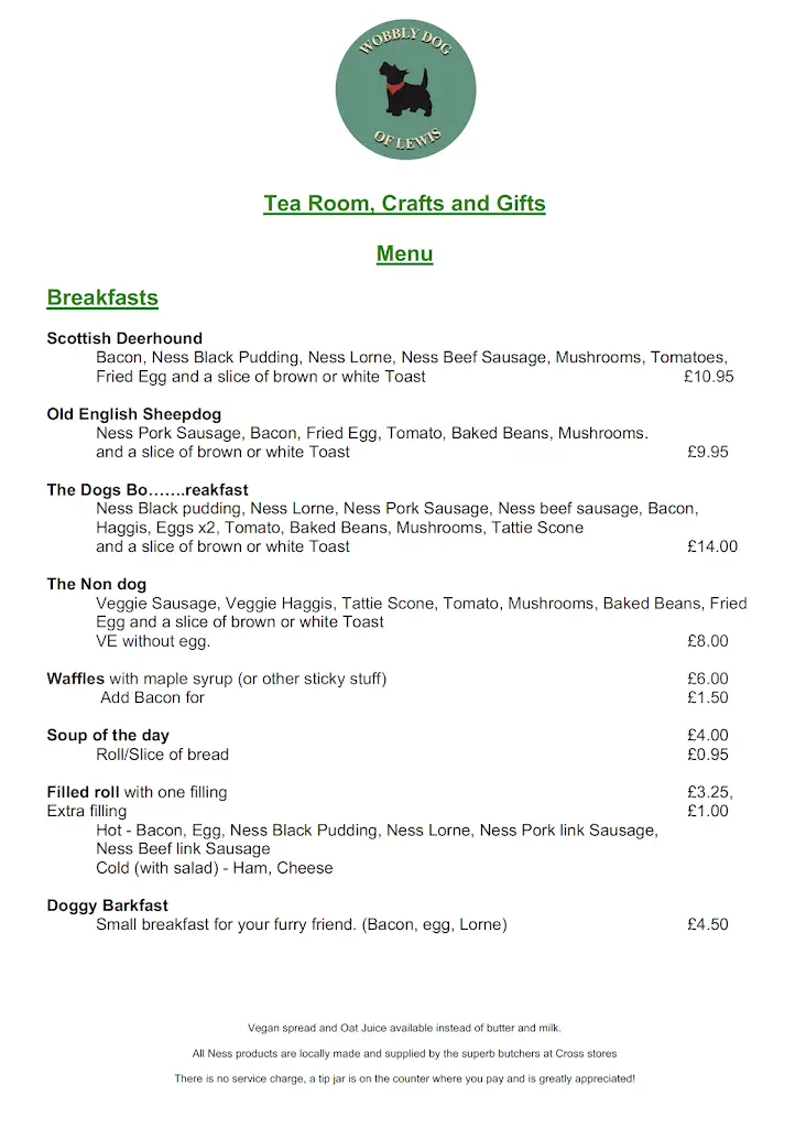 Menu_Wobbly Dog of Lewis_Isle of Lewis_image_1