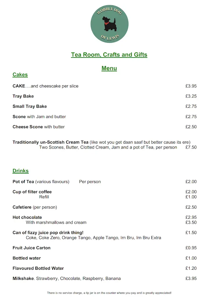 Menu_Wobbly Dog of Lewis_Isle of Lewis_image_2