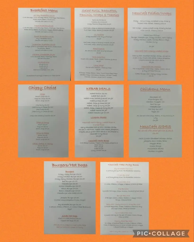 Menu_The Nesscafe_Kinglassie_image_2