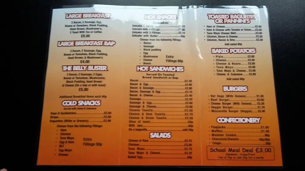 Menu_Liv's Deli_Alsager_image_1