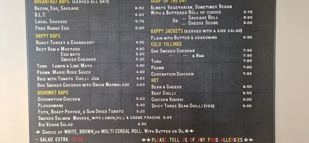 Menu_Happy Bap_Bishop's Castle_image_1