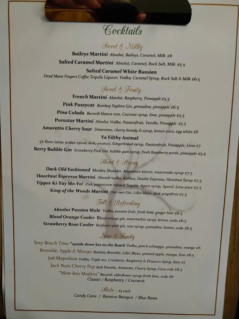 Menu_The Capon Tree Town House_Jedburgh_image_4