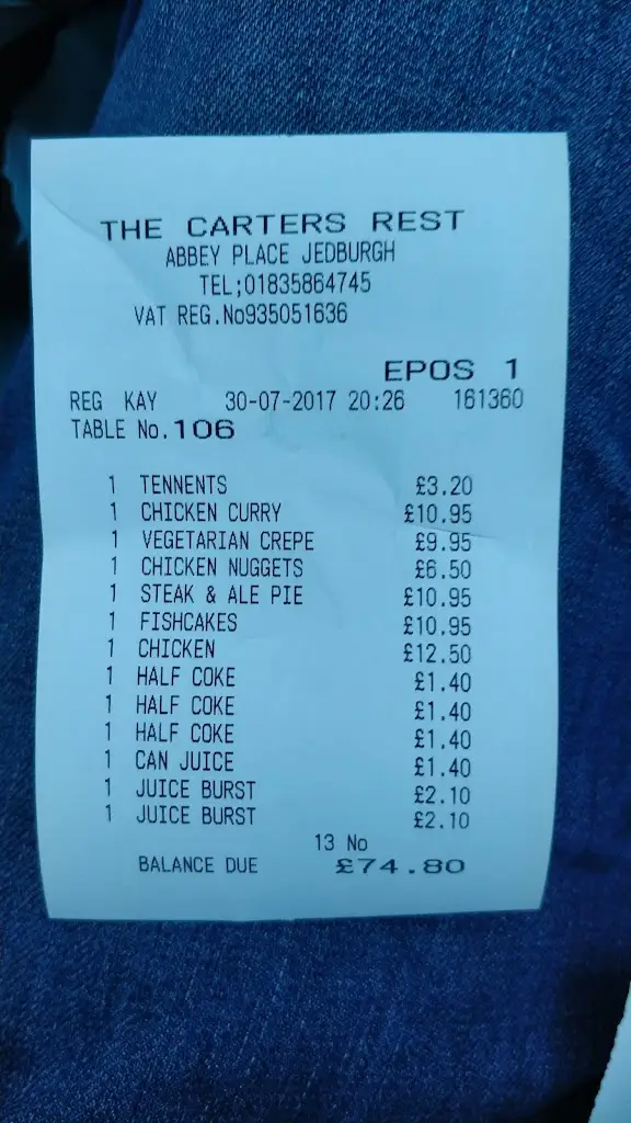 Menu_The Carters Rest_Jedburgh_image_3