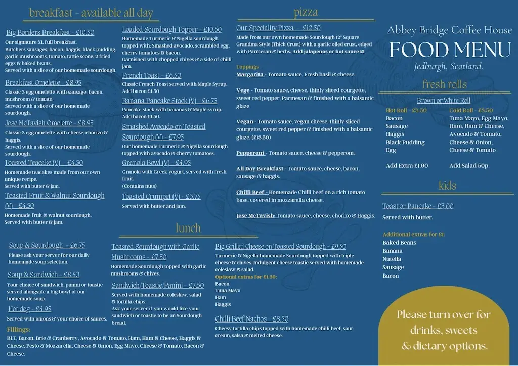 Menu_Abbey Bridge Coffee House & Pizzeria_Jedburgh_image_4