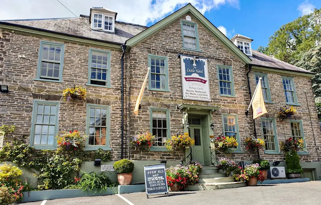 Castle Hotel restaurant in Bishop's Castle