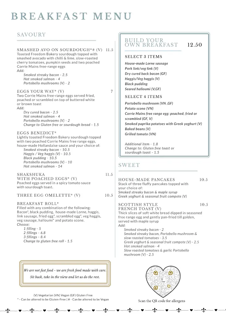 Menu_The Laird's Table Cafe/Restaurant_Kilmaurs_imagen_2