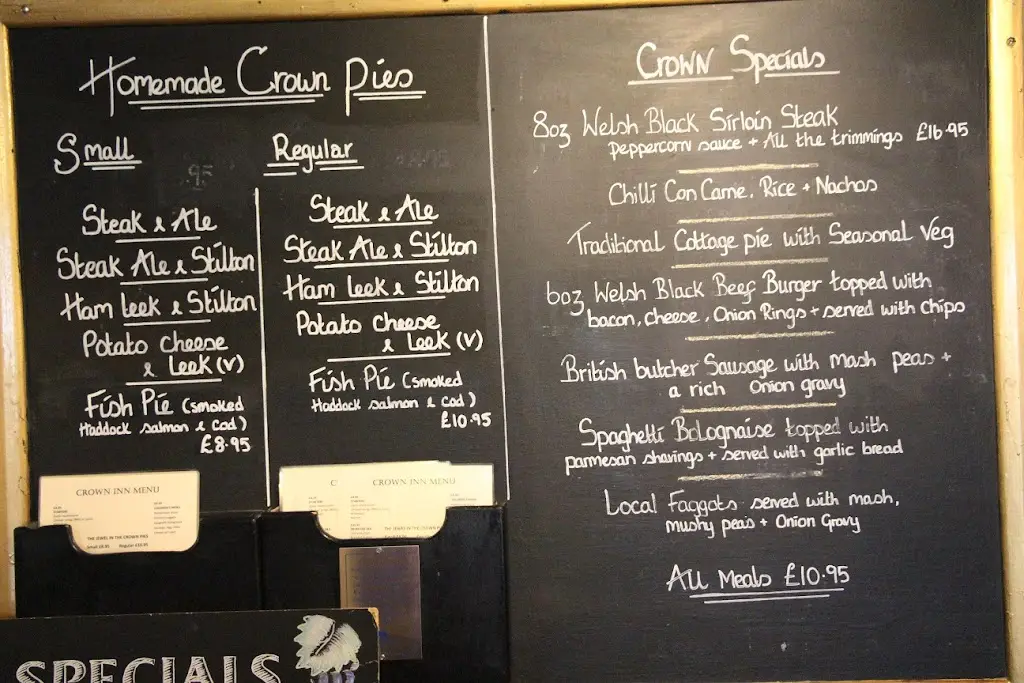 Menu_The Crown Inn_Bishop's Castle_image_1