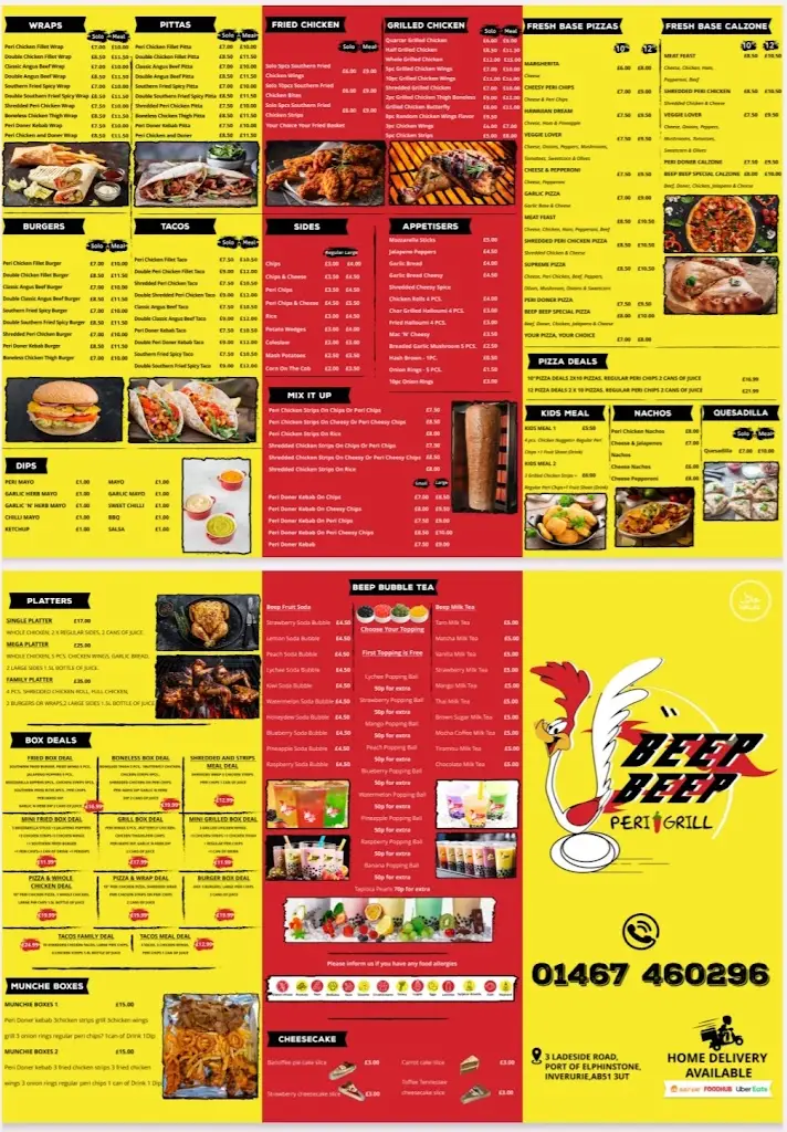 Menu_Beep Beep Peri Grill_Inverurie_image_1