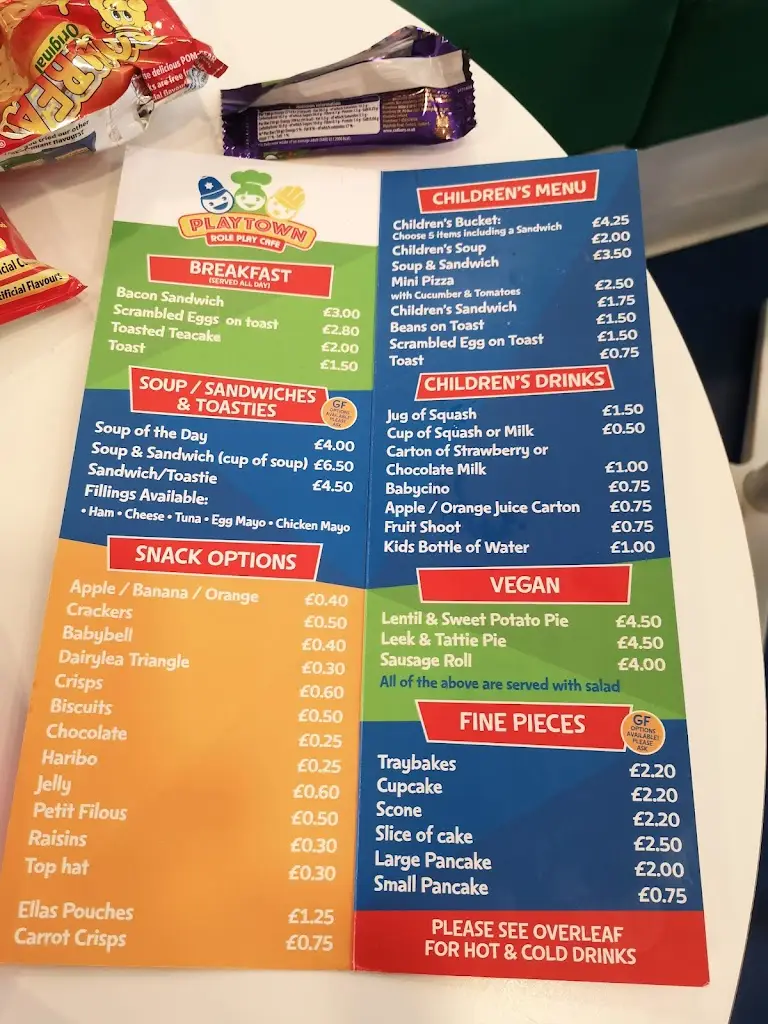 Menu_Playtown Inverurie_Inverurie_immagine_1