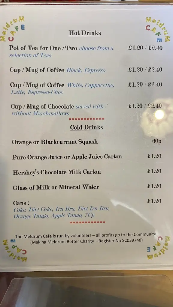 Menu_The Meldrum Cafe_Inverurie_image_1