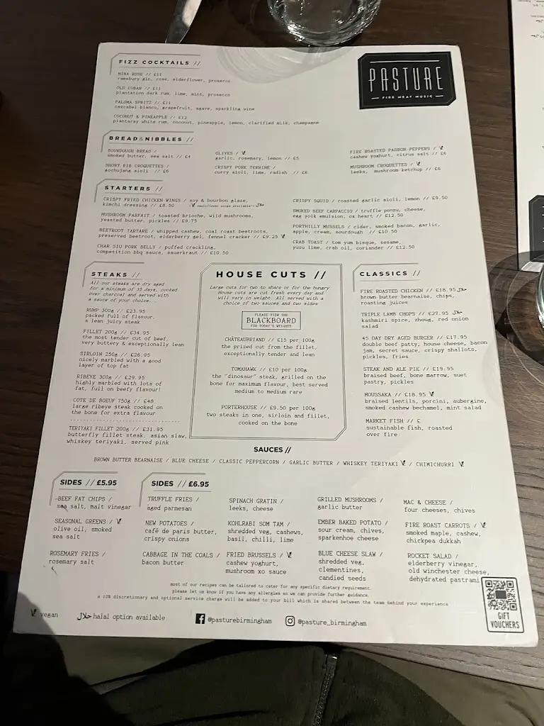 Menu_Pasture Birmingham_Birmingham_imagen_3