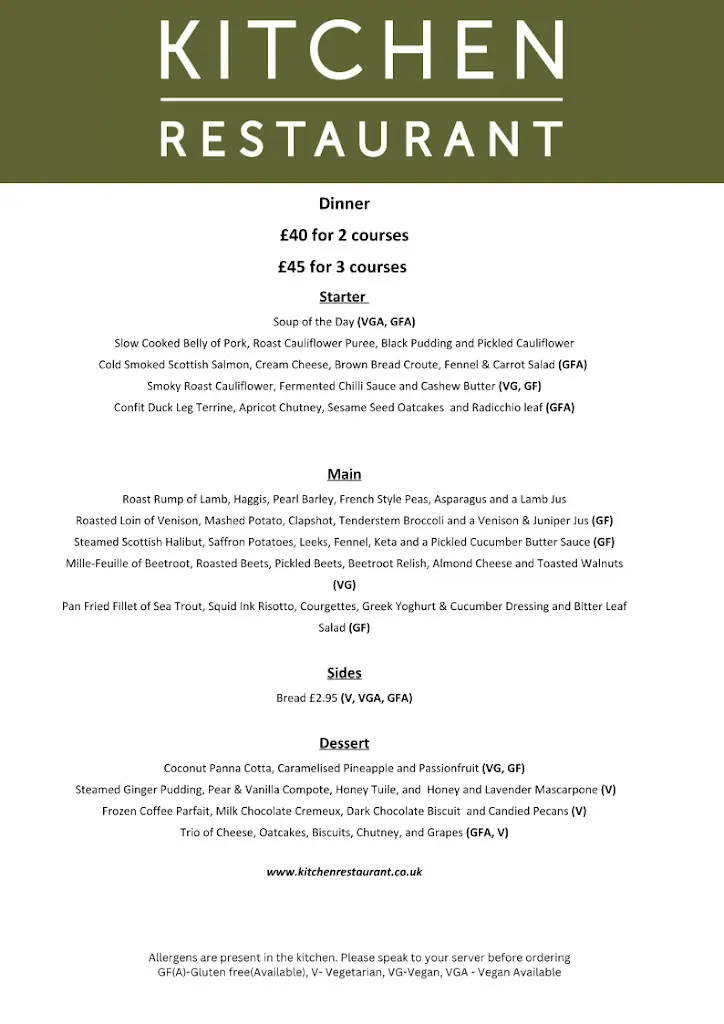 Menu_The Kitchen Restaurant_Inverness_image_1