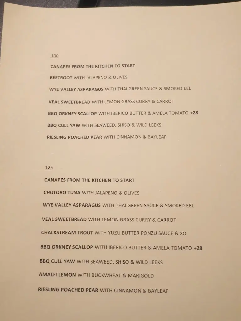 Menu_The Wilderness_Birmingham_image_2