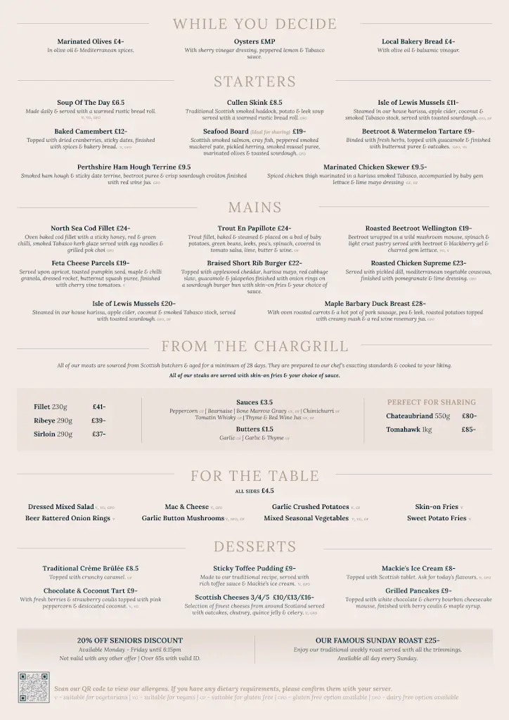 Menu_Prime | Steak & Seafood_Inverness_image_1