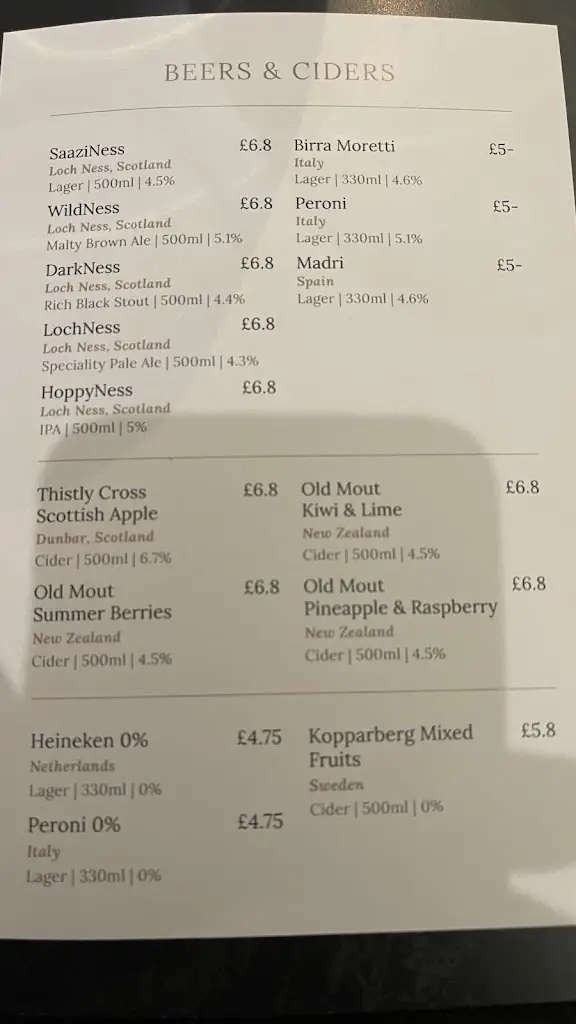 Menu_Prime | Steak & Seafood_Inverness_image_2