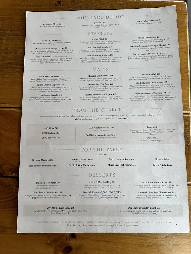 Menu_Prime | Steak & Seafood_Inverness_image_3