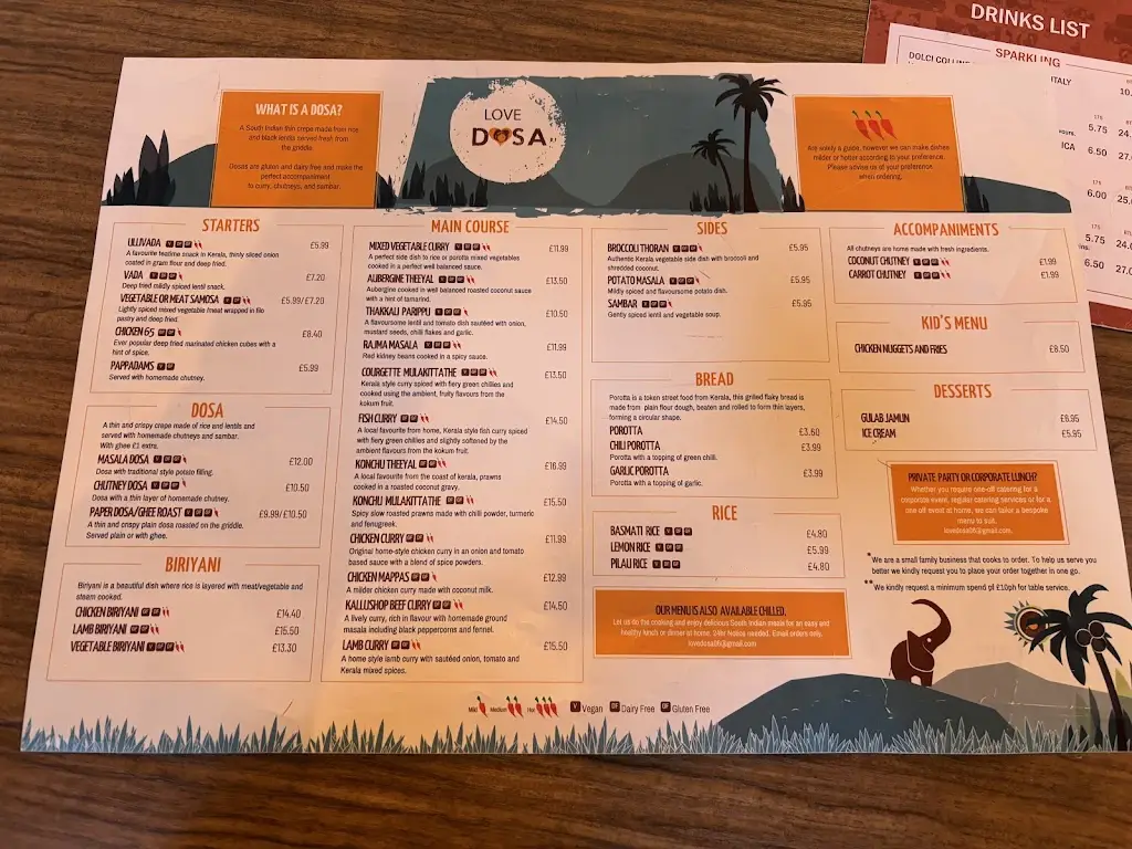 Menu_Love Dosa_Inverness_image_4