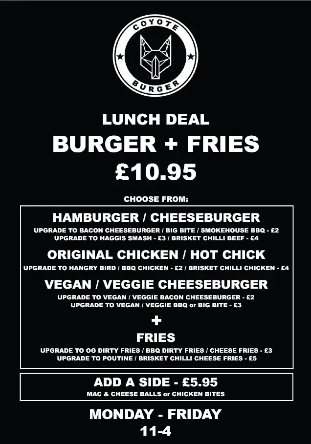 Menu_Coyote Burger_Inverness_image_2