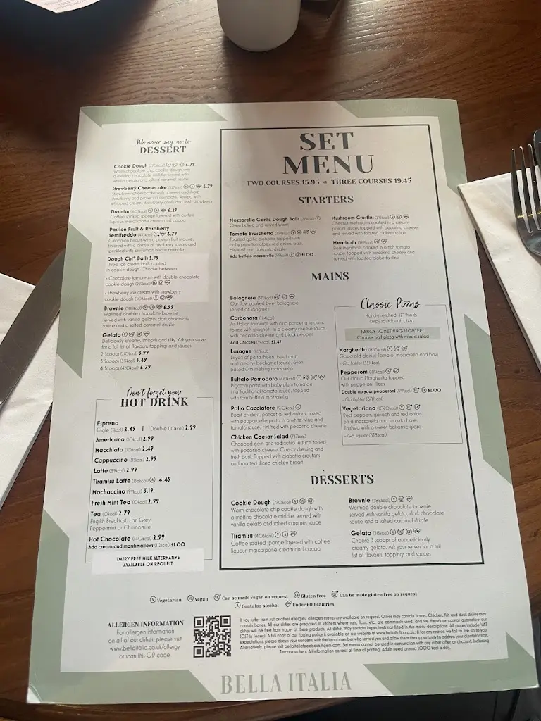 Menu_Bella Italia - Inverness_Inverness_image_2