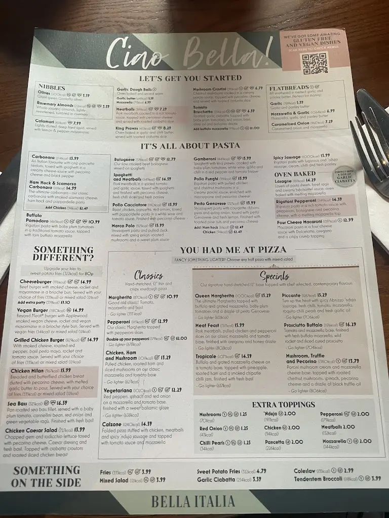 Menu_Bella Italia - Inverness_Inverness_image_4