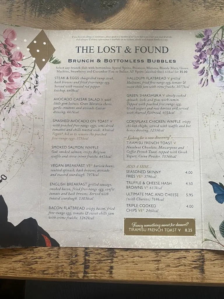 Menu_The Lost & Found Birmingham_Birmingham_image_3